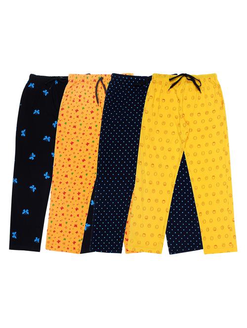 girls pack of 4 printed nightwear pyjamas - 20045022 -  Standard Image - 0