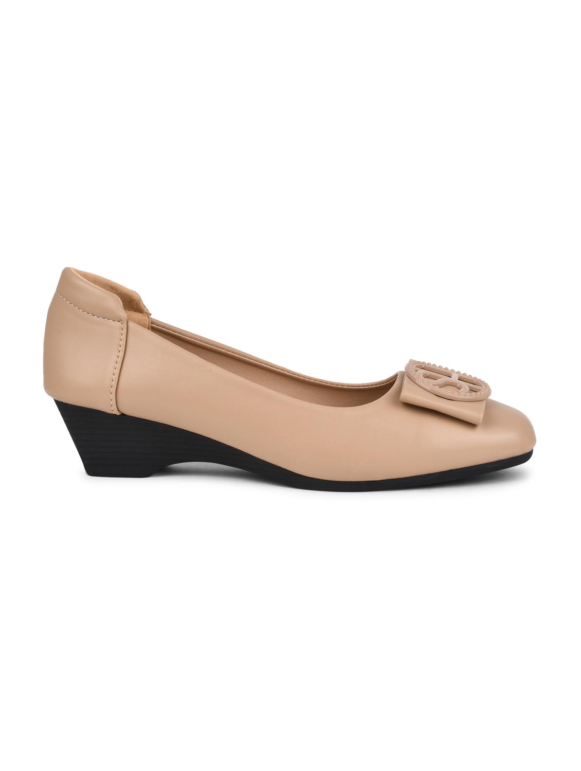 beige slip on solid ballerina - 20045142 - Standard Image - 3