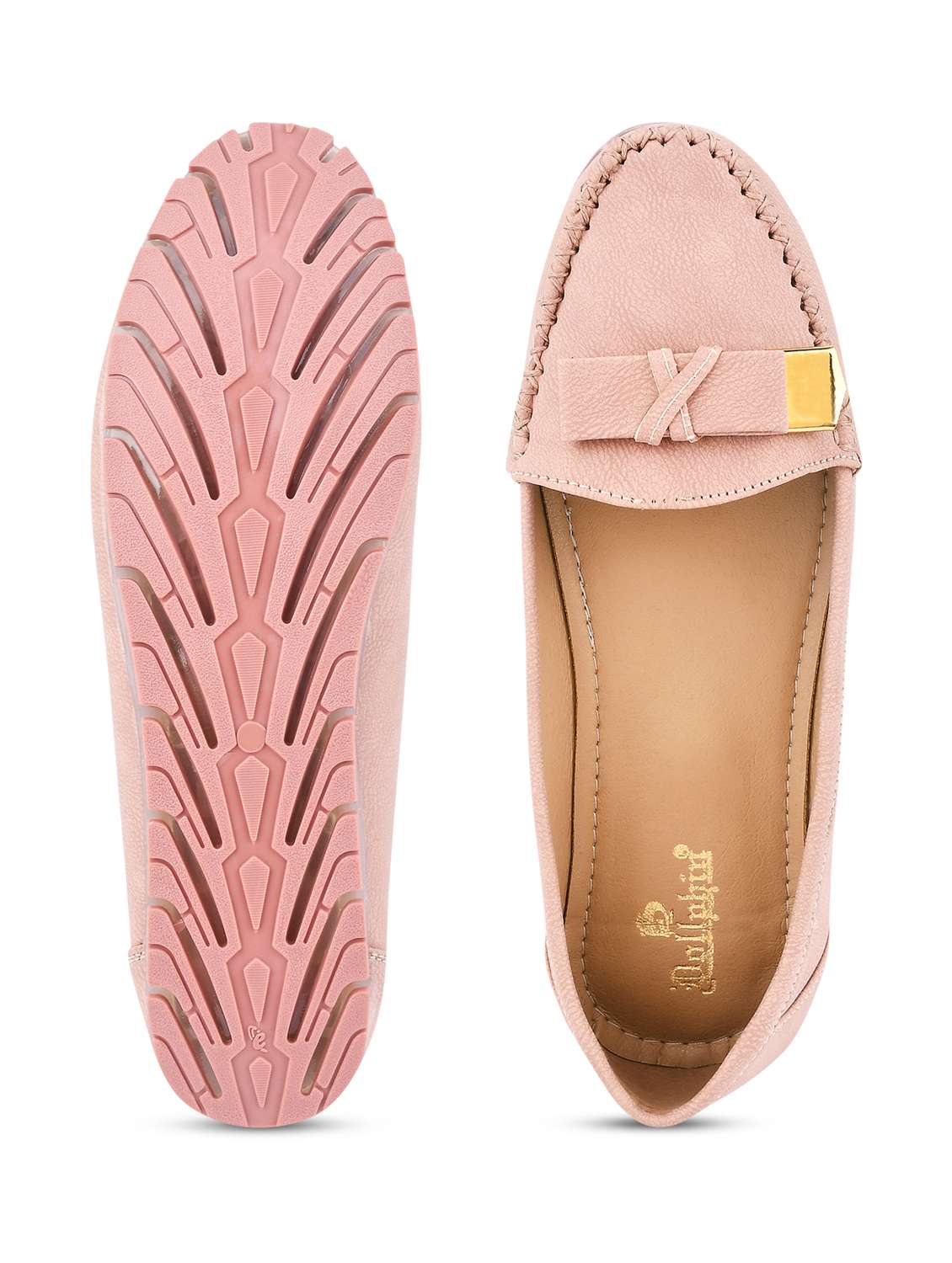 peach slip on loafer - 20045305 - Standard Image - 5