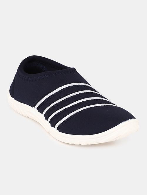 blue slip on casual shoes - 20045418 - Standard Image - 0