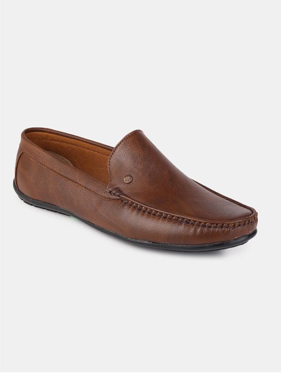brown slip on loafer shoes - 20045573 - Zoom Image - 0