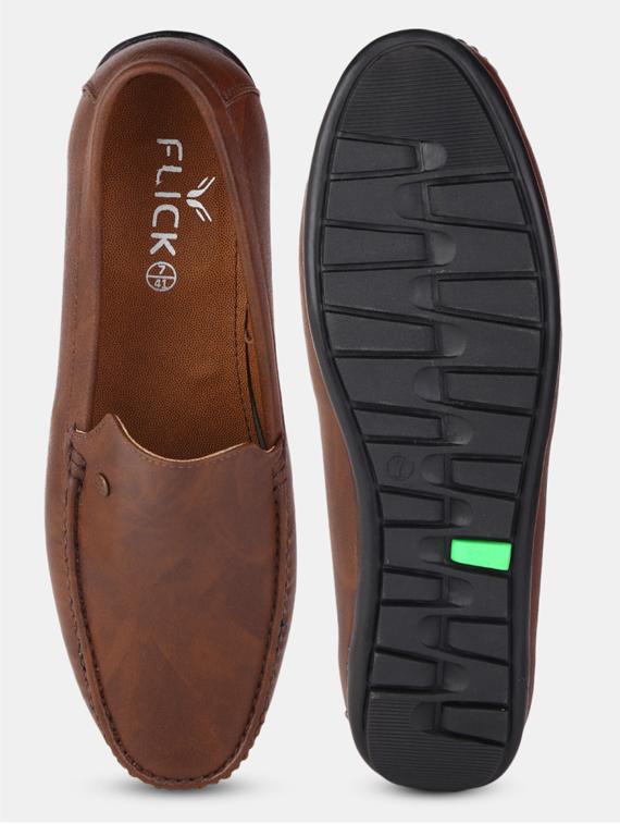 brown slip on loafer shoes - 20045573 - Standard Image - 3