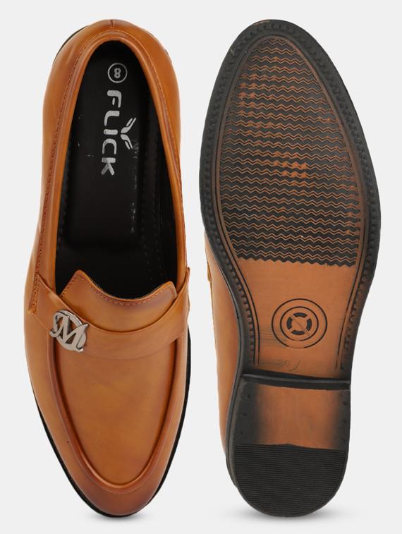 tan slip on loafer shoes - 20045589 - Standard Image - 3