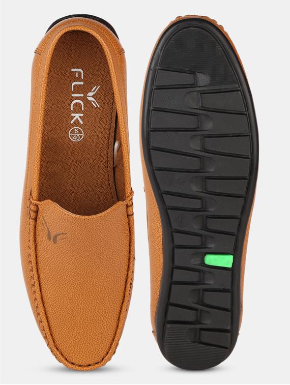 tan slip on loafer shoes - 20045592 - Standard Image - 3