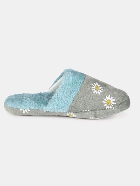 grey slip on flip flop