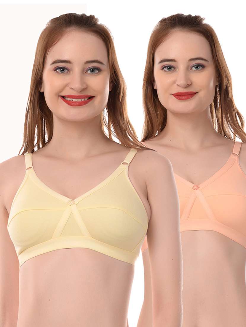 pack of 2 hosiery regular bra