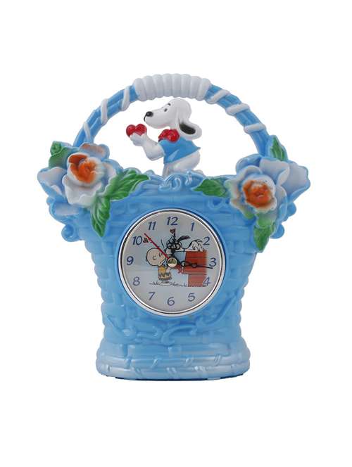 sigaram blue color 17 x 21cm analog table clock k3075 - 20047503 - Standard Image - 0