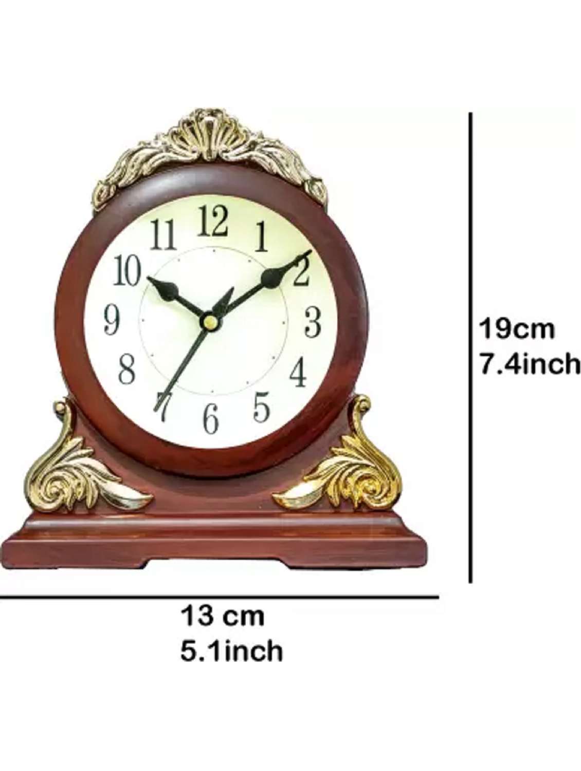 sigaram colawood color 13 x 19cm analog table clock k3067 - 20047641 -  Standard Image - 3