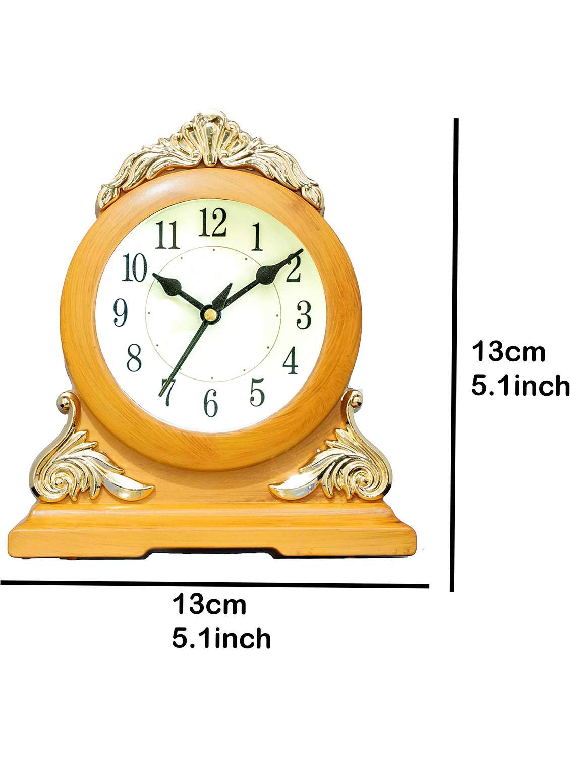sigaram middlebuf color 13 x 19cm analog table clock k3068 - 20047643 - Standard Image - 3