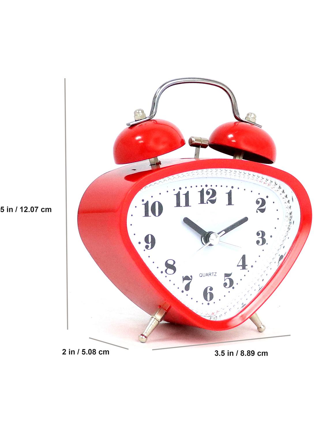sigaram table clock metal tri red - 20047652 - Standard Image - 3