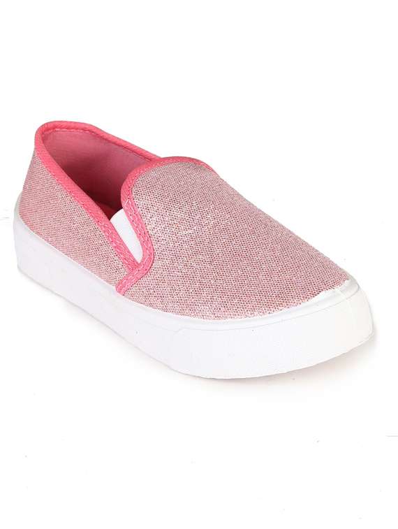 pink embellished loafer
