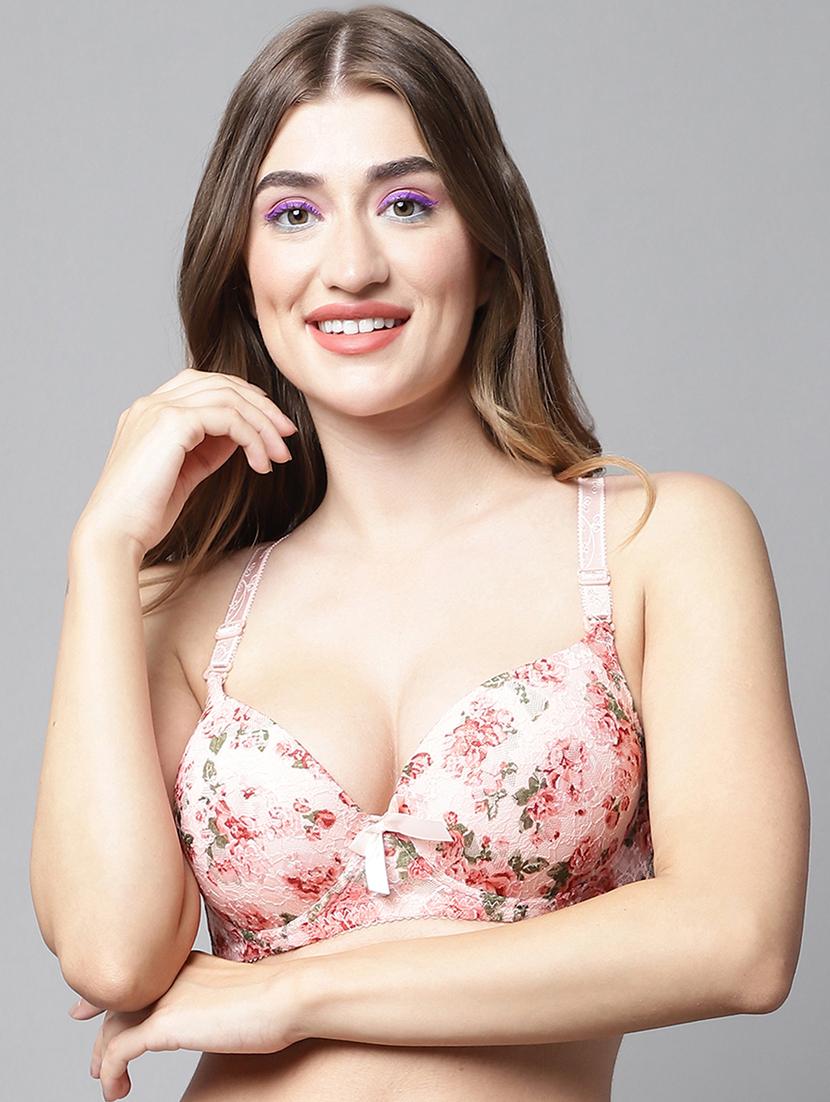 orange lace tshirt bra - 20049983 - Zoom Image - 0