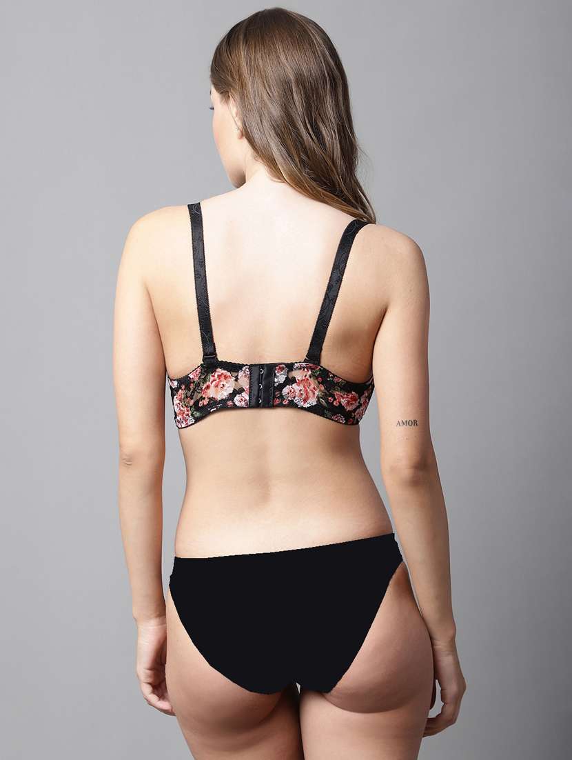 black lace bra and panty set - 20050029 -  Standard Image - 3