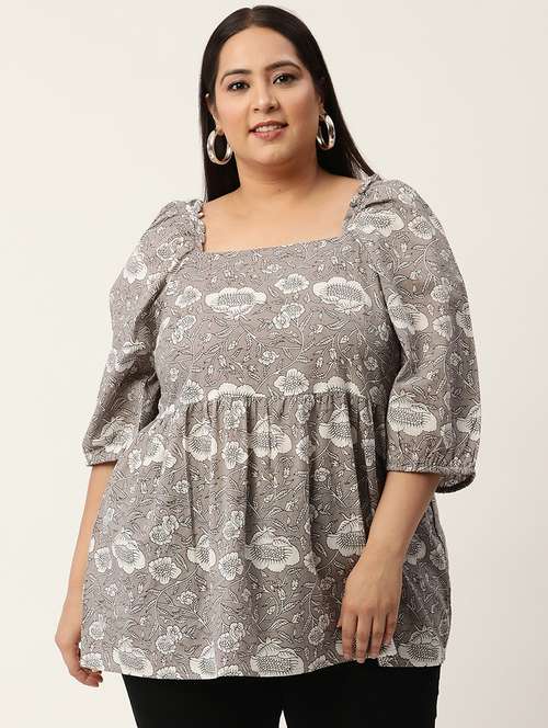 women's a line square neck top - 20050325 - Standard Image - 0