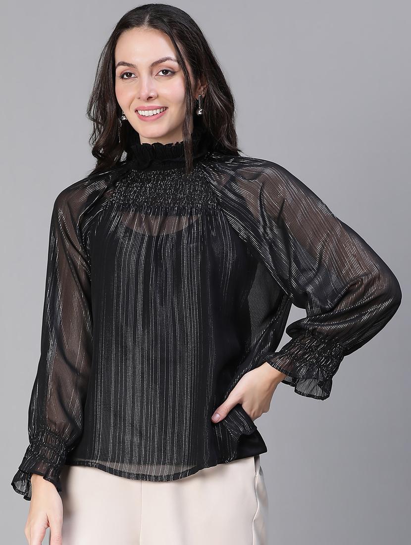 women's straight high neck top - 20051444 - Zoom Image - 0