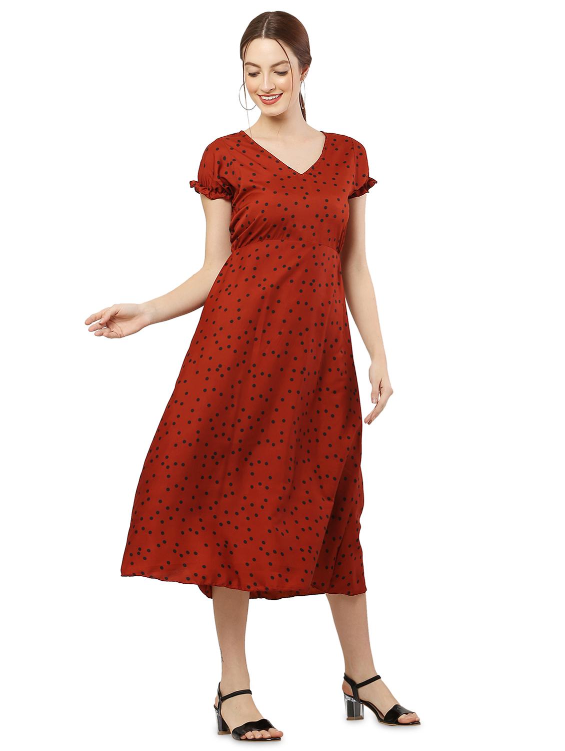 women's fit & flare color block dress - 20051751 - Zoom Image - 0