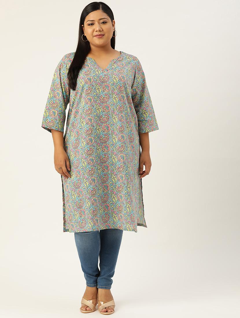 women's straight kurta - 20051825 - Zoom Image - 0