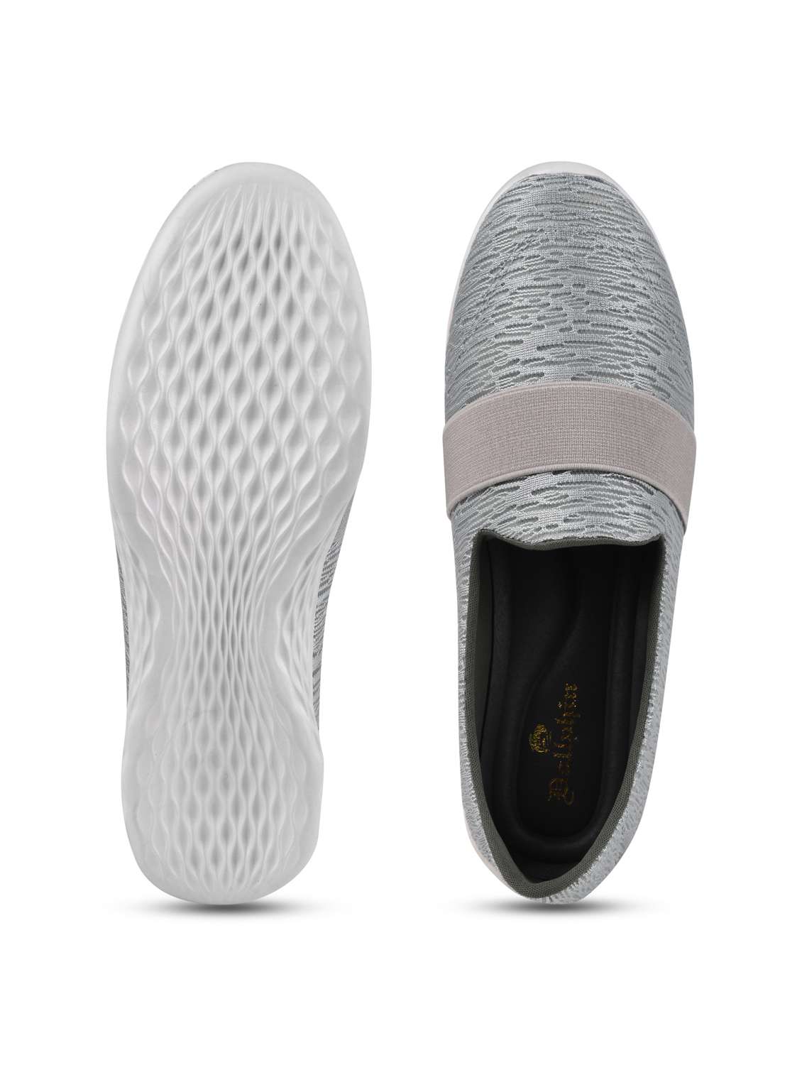 grey pu laceup sports shoes - 20051830 -  Standard Image - 5