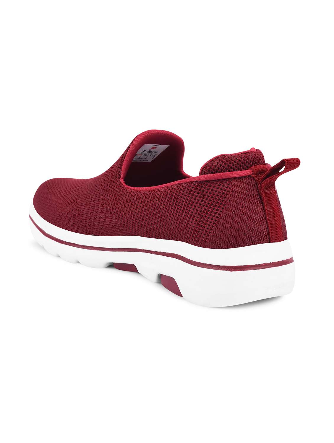 maroon slip on sports shoe - 20051843 -  Standard Image - 3