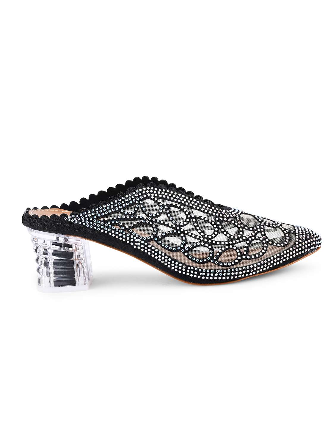 Black Pu Mules