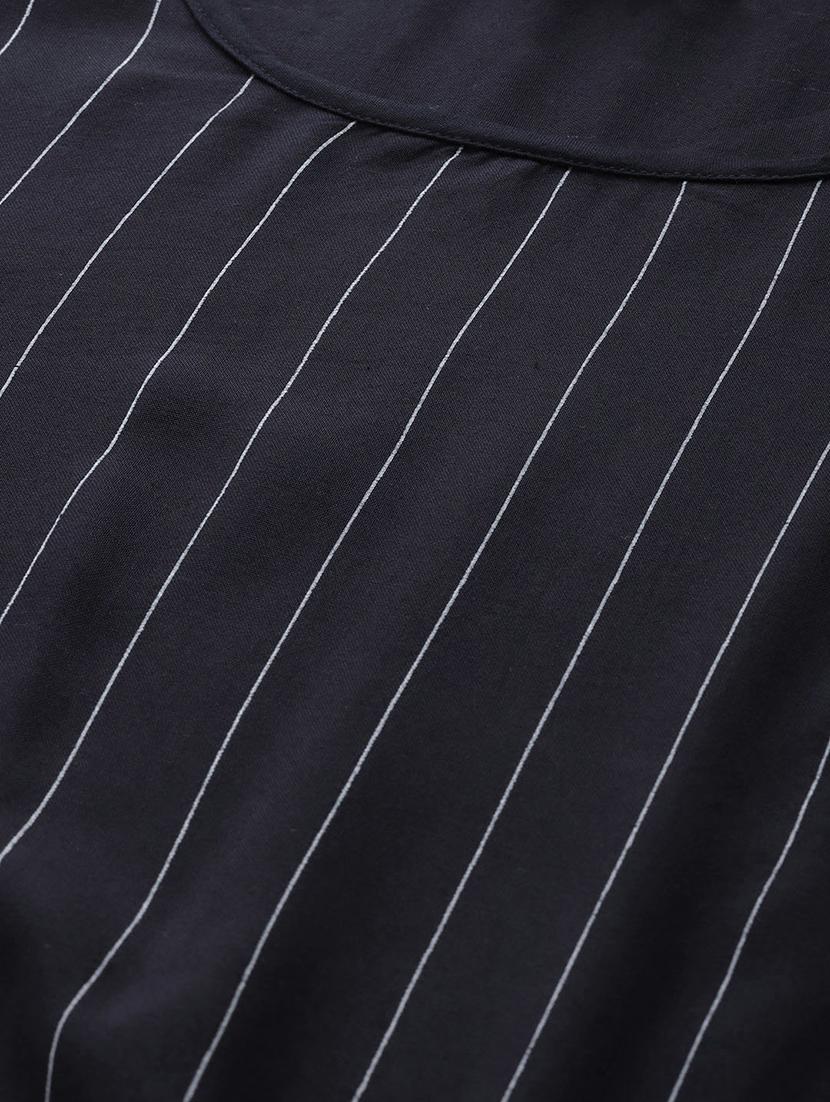 women's straight round neck top - 20055687 - Standard Image - 3