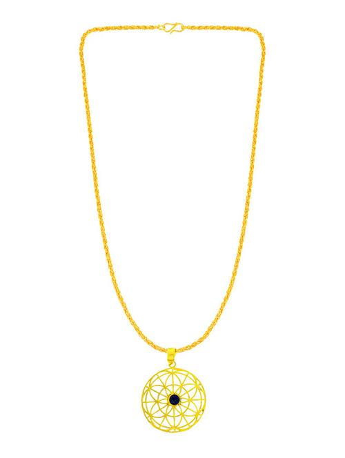 gold plated brass pendant - 20055693 - Standard Image - 0