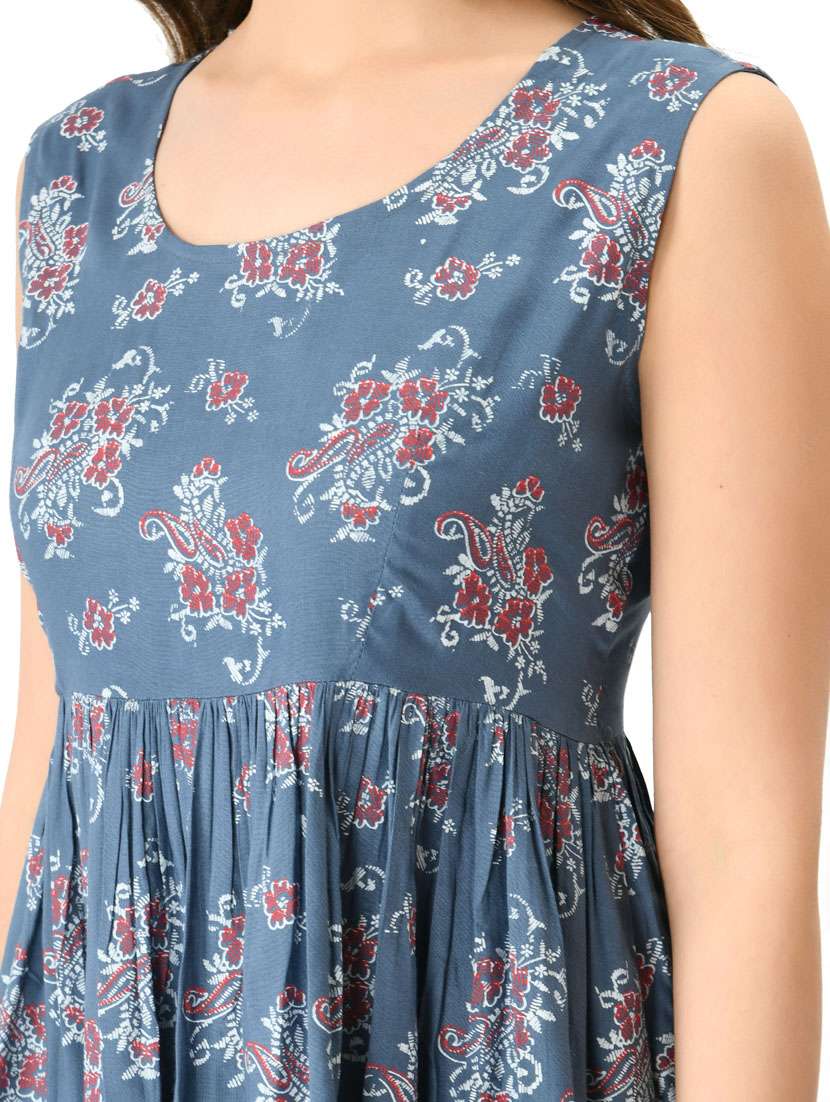 women's fit & flare floral dress - 20056067 -  Standard Image - 5
