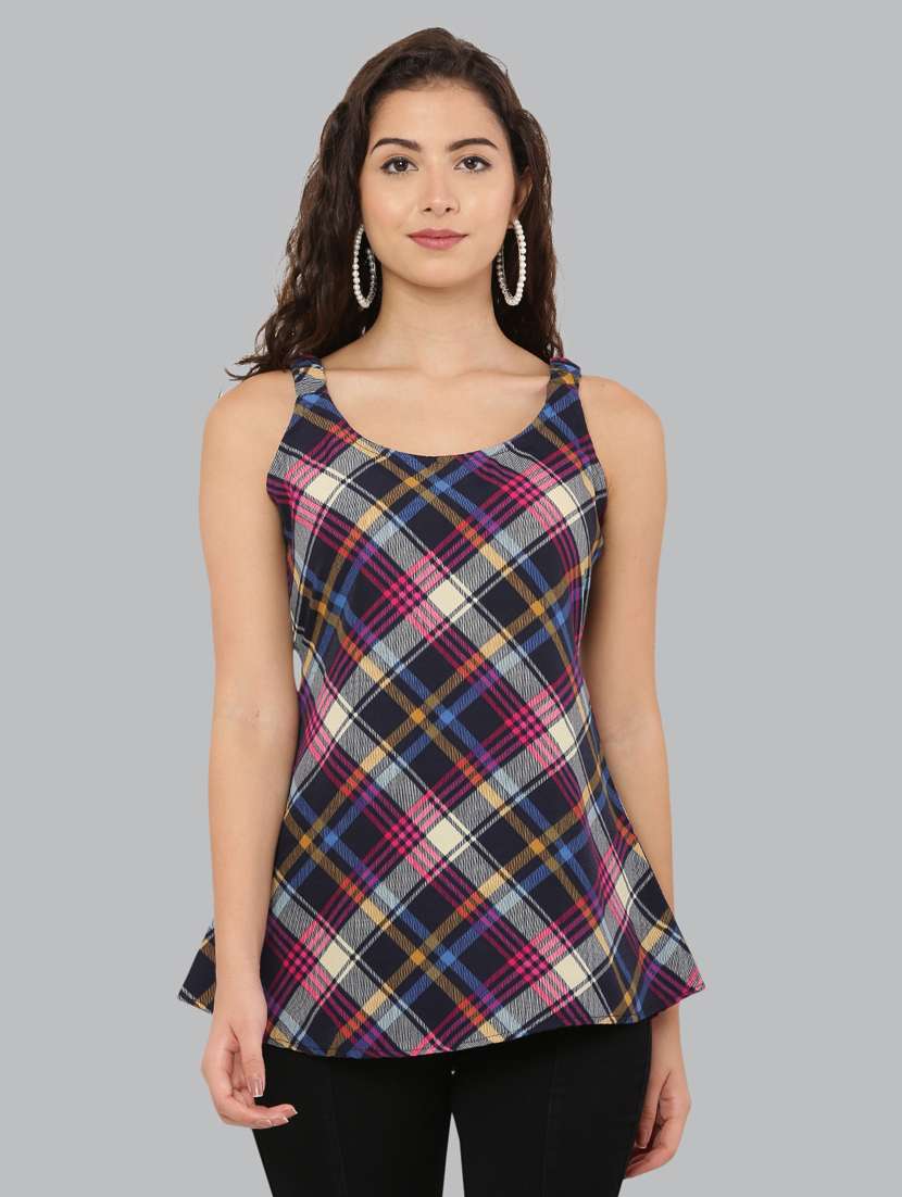 women's a line scoop neck top - 20056120 -  Standard Image - 3