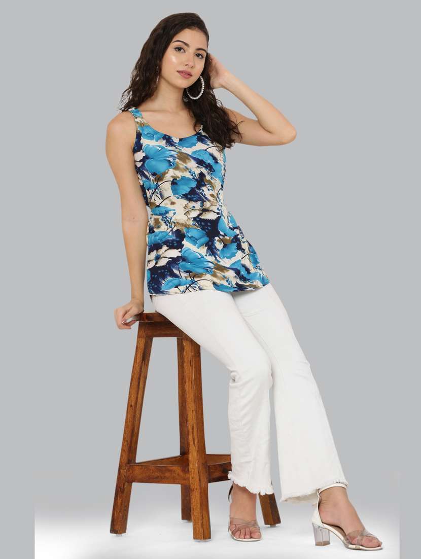 women's straight shoulder strap top - 20056122 -  Standard Image - 5