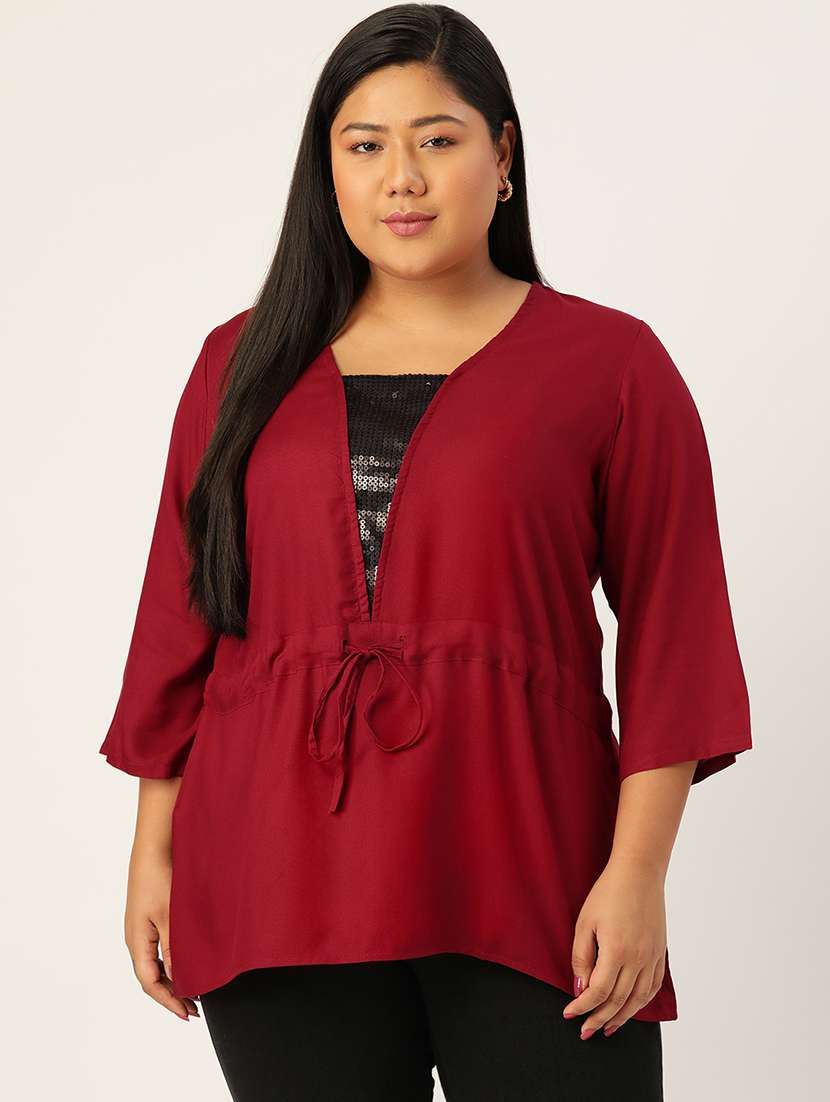 women's peplum v neck top