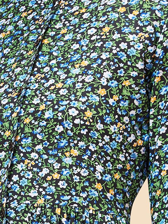 women's fit & flare floral dress - 20056445 - Standard Image - 3