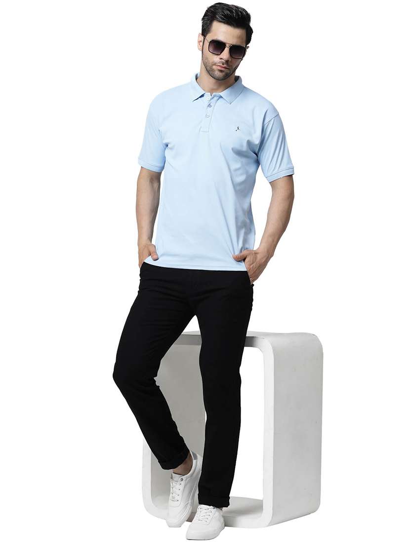 black solid flat front casual trouser - 20056531 -  Standard Image - 3