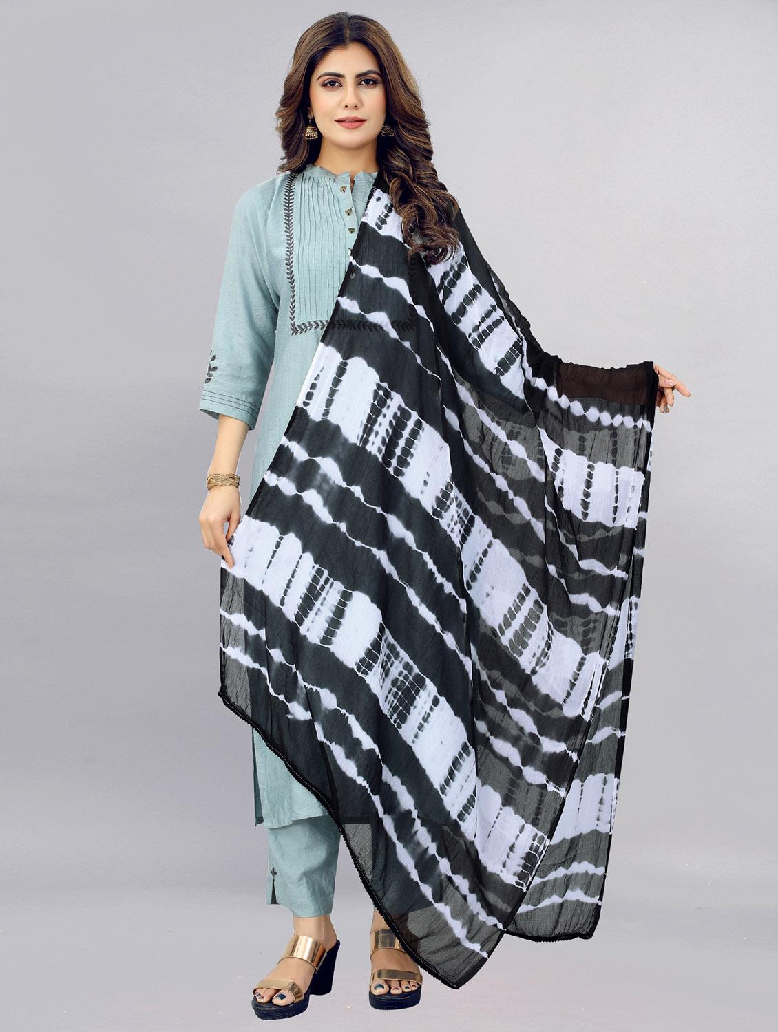apnisha women's chiffon printed dupatta - 20056628 -  Zoom Image - 0