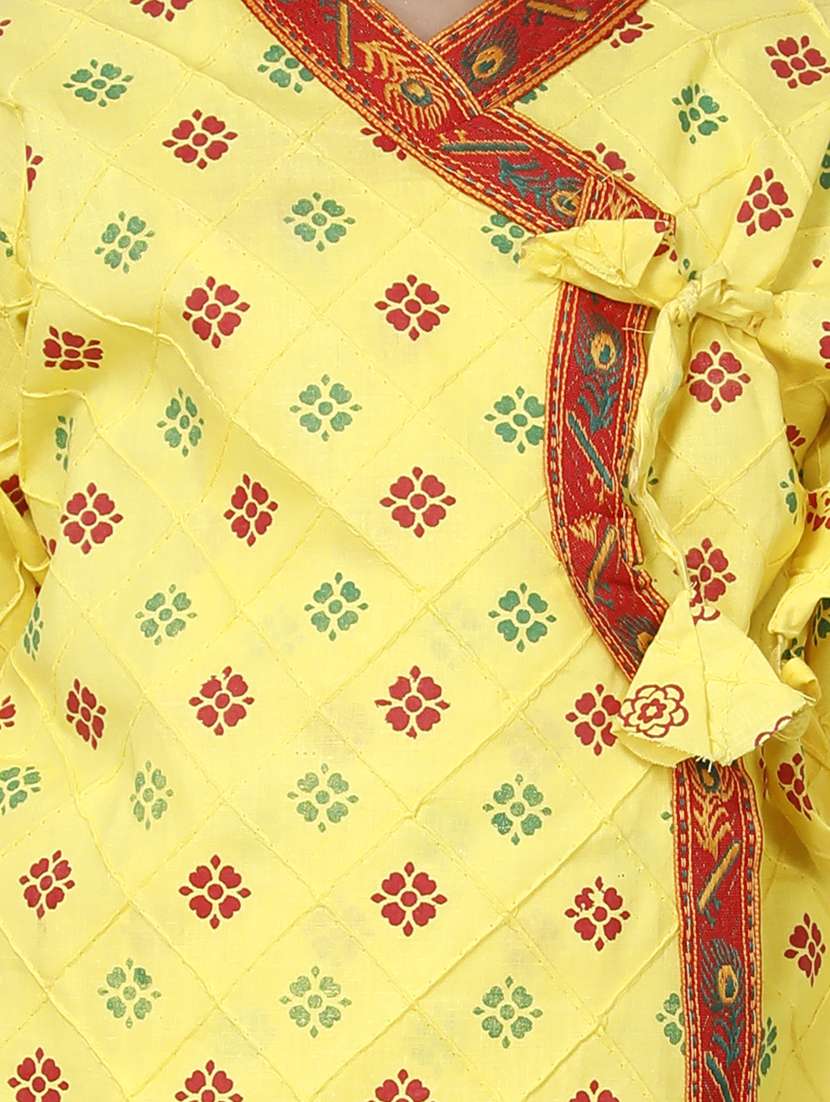 boys printed dhoti kurta set - 20057424 -  Standard Image - 3