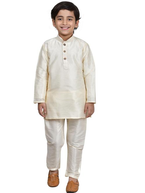 boys solid kurta pajama set - 20057481 -  Standard Image - 0