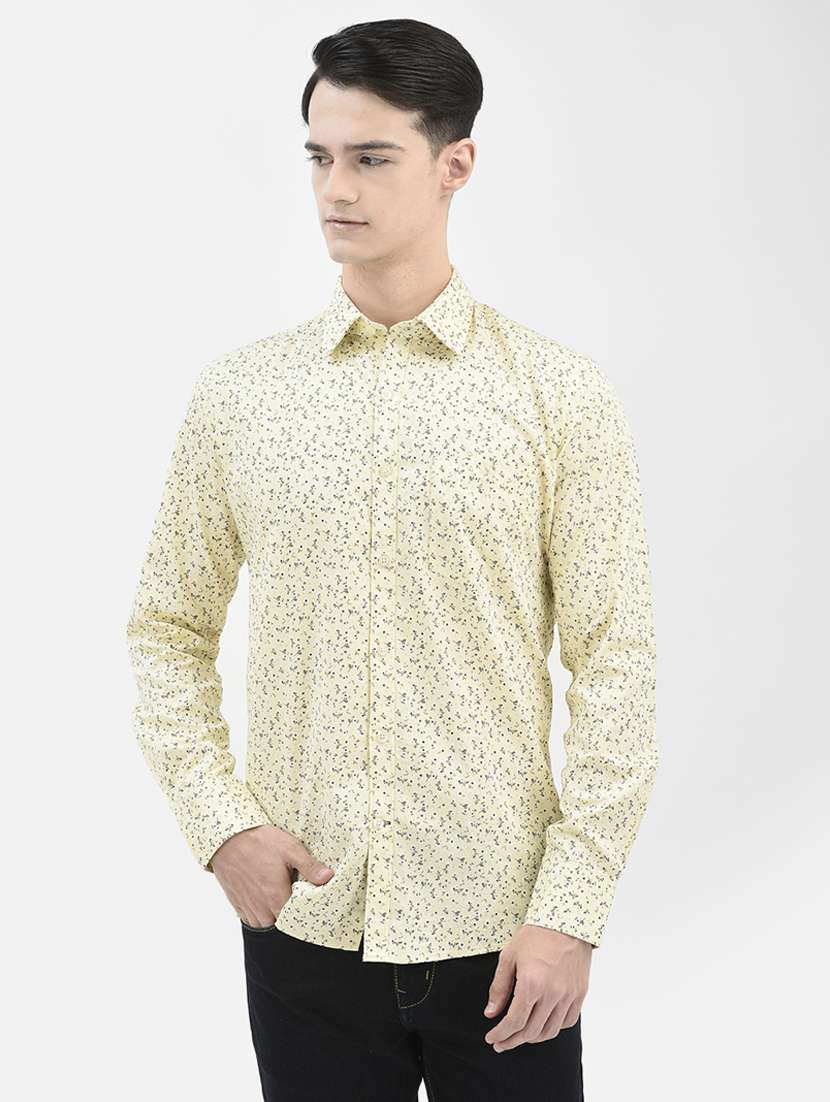 mens printed casual shirt