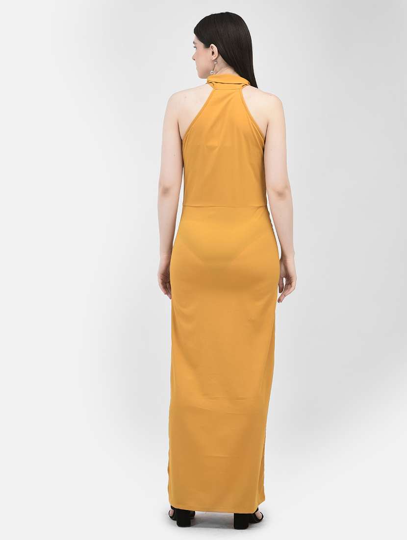 women's solid dress - 20059952 - Standard Image - 3