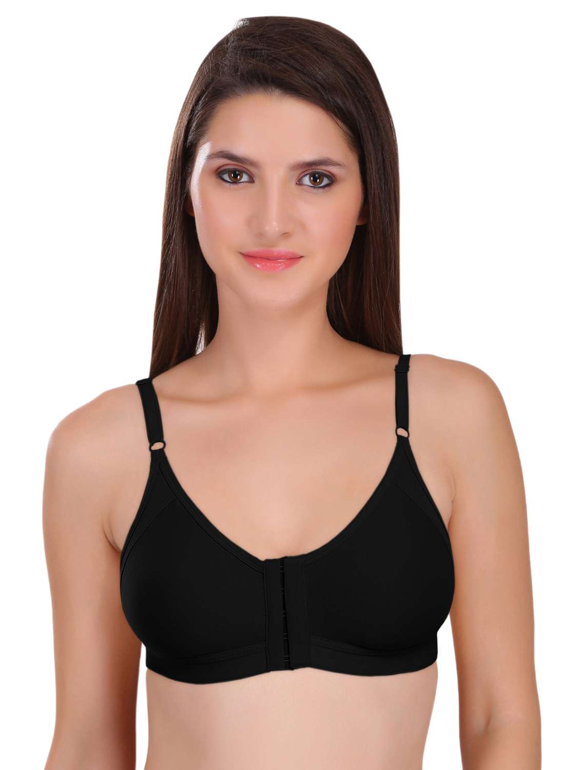 pack of 2 solid non-wired t-shirt bra - 20060024 -  Standard Image - 5