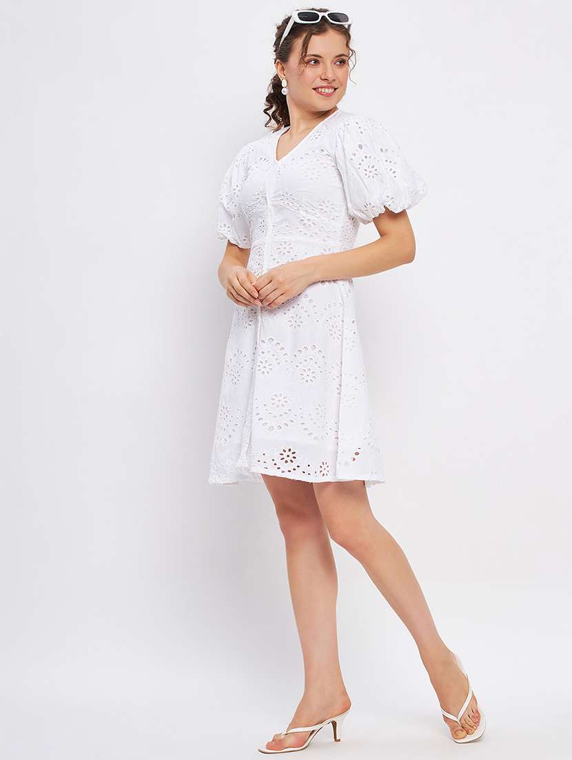 women's fit & flare mini dress - 20060061 -  Standard Image - 3