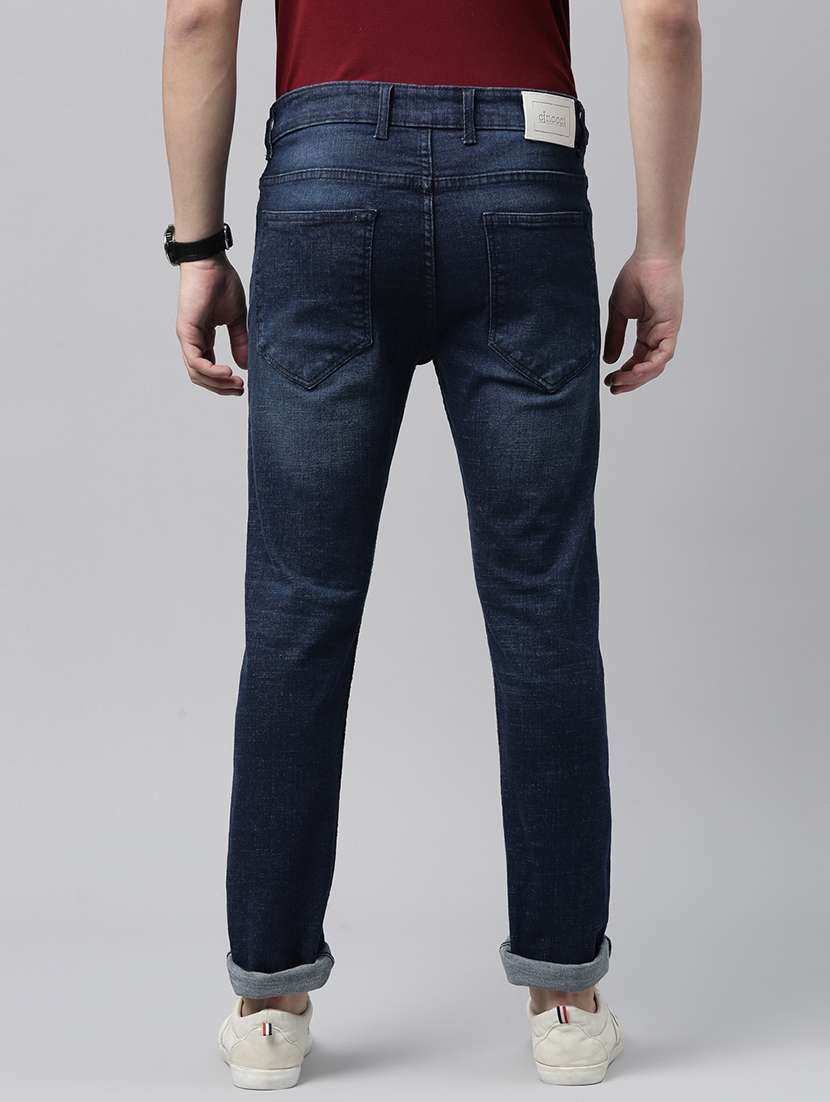blue cotton ripped jeans - 20060317 - Standard Image - 3