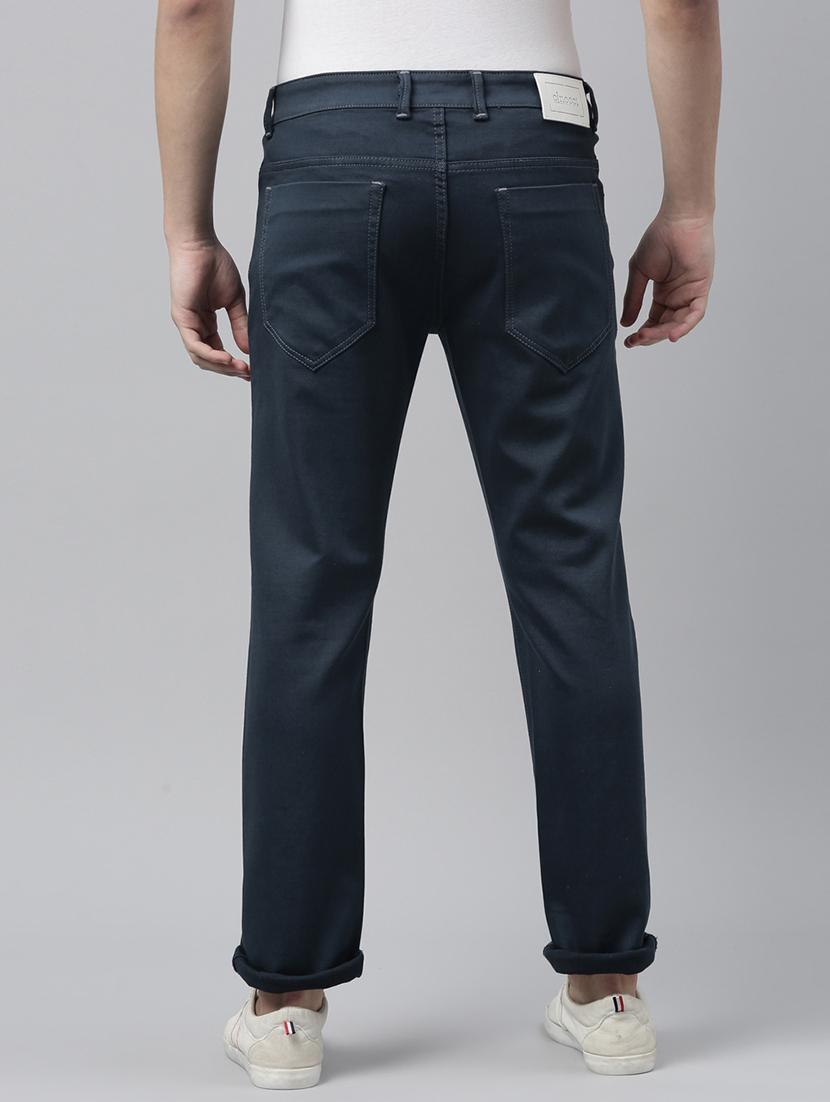 blue cotton plain jeans - 20060322 - Standard Image - 3