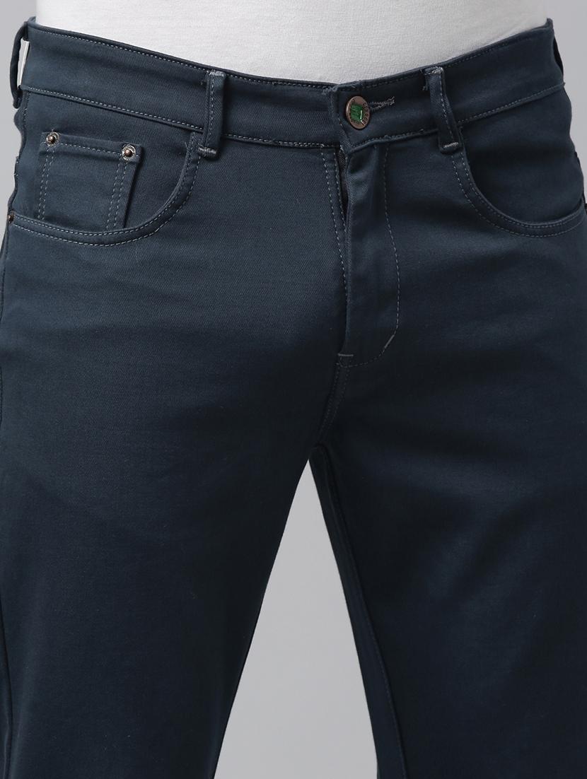 blue cotton plain jeans - 20060322 - Standard Image - 5