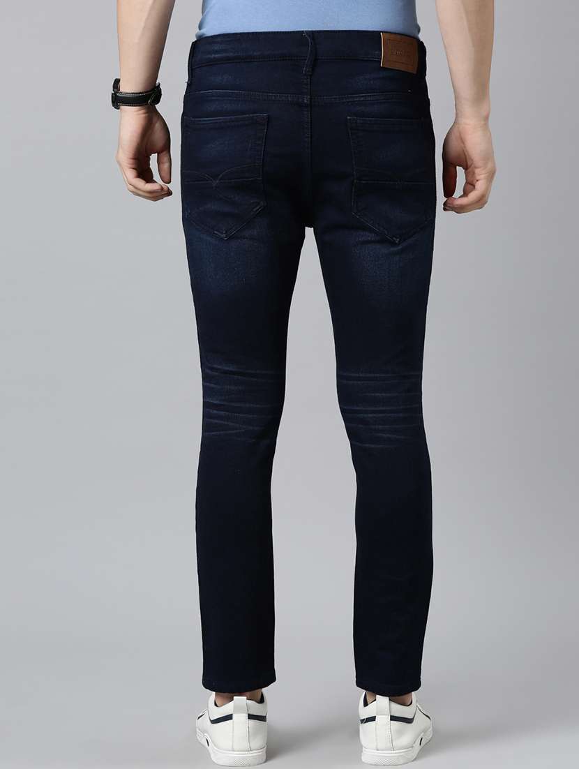 cinocci mens mid rise washed jeans - 20060356 -  Standard Image - 3