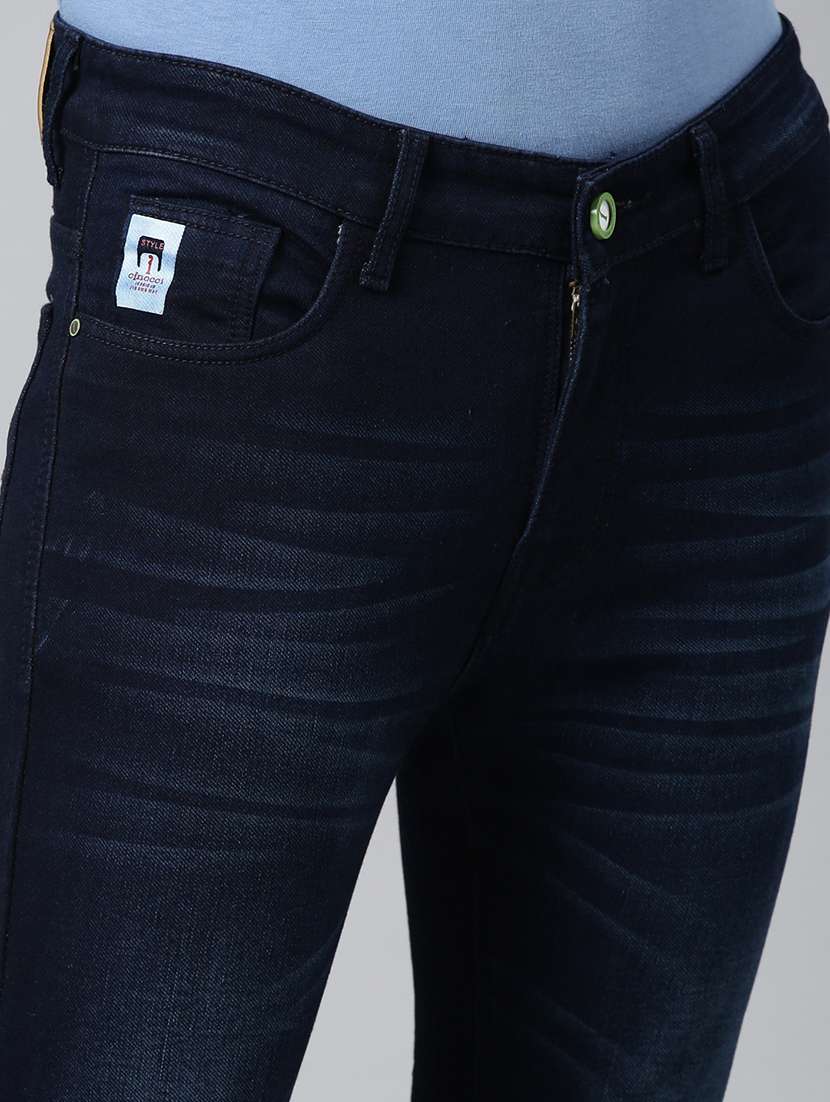 cinocci mens mid rise washed jeans - 20060356 -  Standard Image - 5