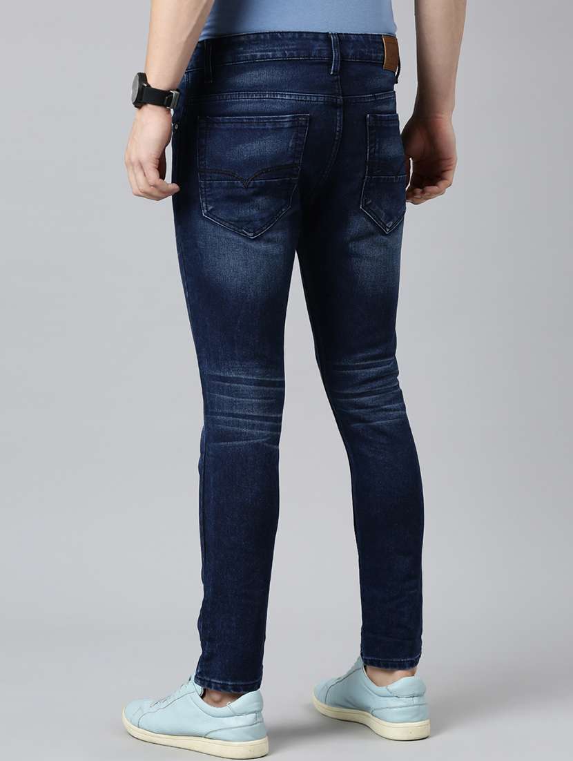 mens slim fit plain jeans - 20060357 -  Standard Image - 3