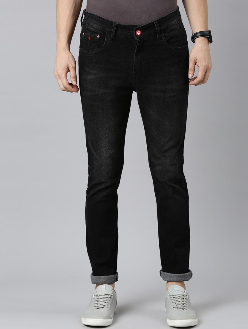 mens slim fit plain jeans - 20060361 - Zoom Image - 0