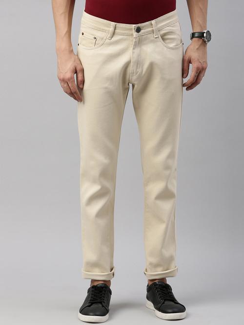 mens straight fit plain jeans - 20060382 - Standard Image - 0