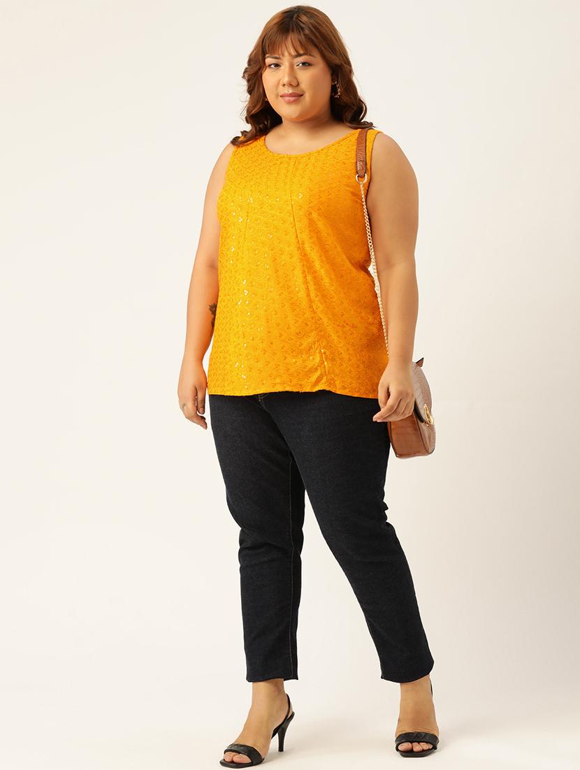 women's straight round neck top - 20060408 - Standard Image - 3