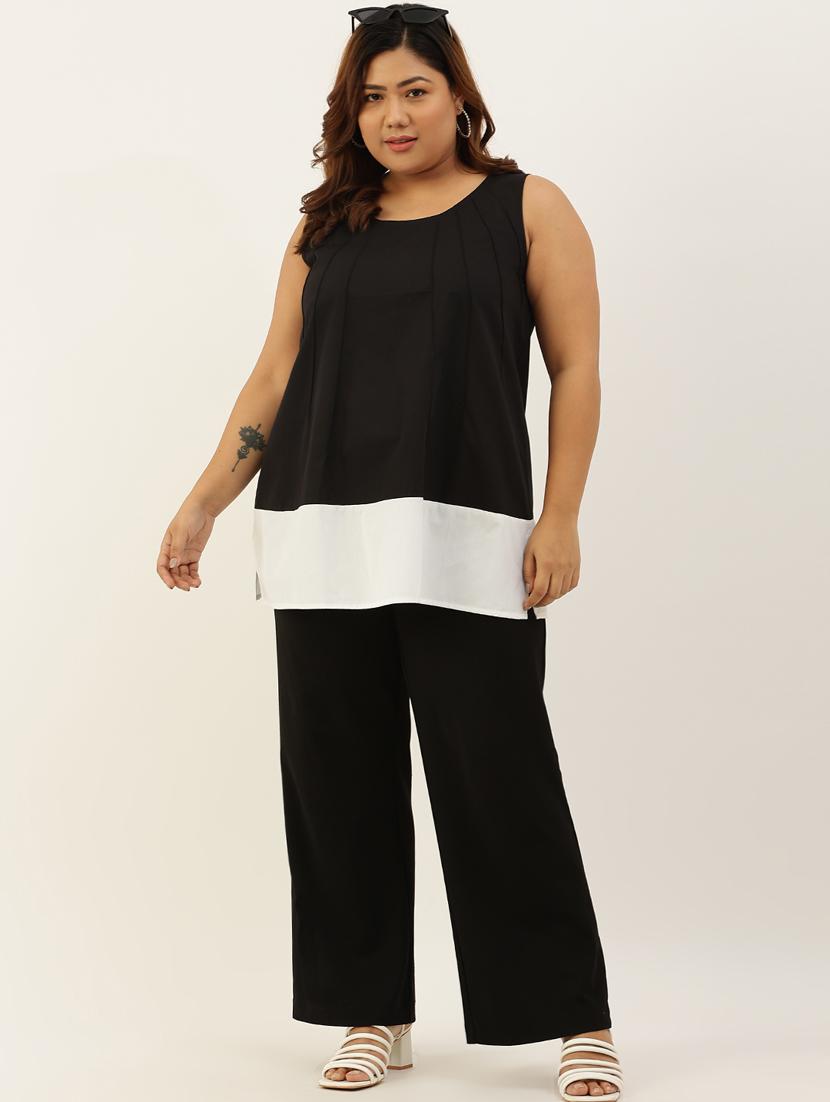women's straight round neck top - 20061056 - Standard Image - 3