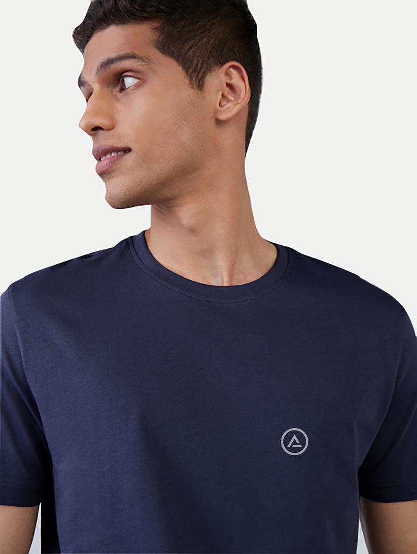 navy blue polyester tshirt - 20067415 - Standard Image - 3